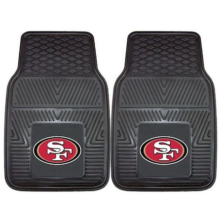 Fanmats San Francisco 49ers Car Mats Heavy Duty 2 Piece Vinyl 4610408902